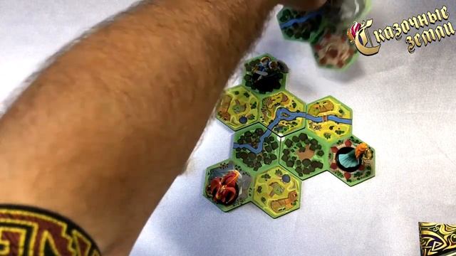 СКАЗОЧНЫЕ ЗЕМЛИ (Fairy Tile) - ОБЗОР настольной игры про красивую сказку от Geek Media смотреть онлайн