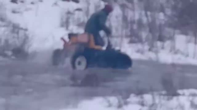 Покатушки на мотоблоке по льду смотреть онлайн