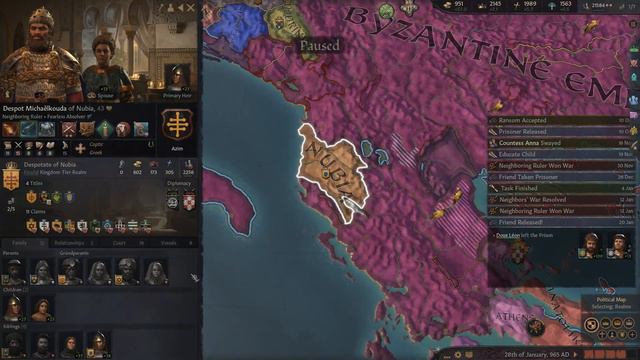 Let's Play Crusader Kings III Byzantium - Part 14 смотреть онлайн