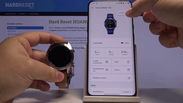 How to Unpair HONOR Watch Magic from Android Smartwatch? смотреть онлайн