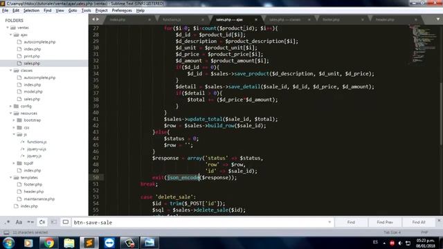Desarrollando un Sistema de Venta (Parte 4) | PHP | Javascript | Mysql смотреть онлайн