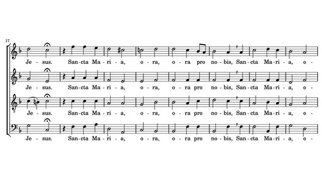 Ave Maria | Jakob Arcadelt [Score-Video] смотреть онлайн