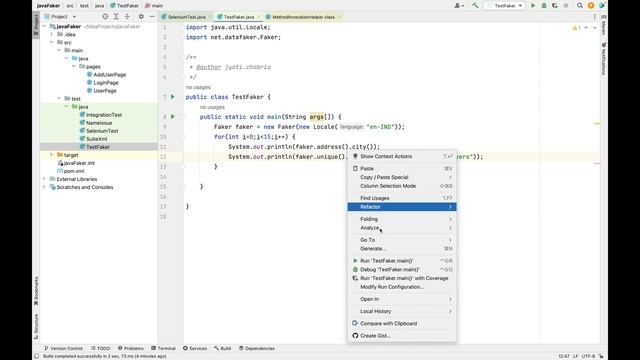 JKC Tutorials-Data Faker Java | Selenium | How to Generate Test Data Using Faker library| Java Fake смотреть онлайн