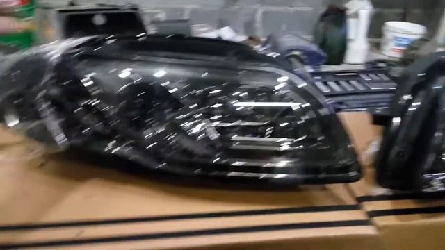 Audi A4 часть 1 , замена штатных линз смотреть онлайн