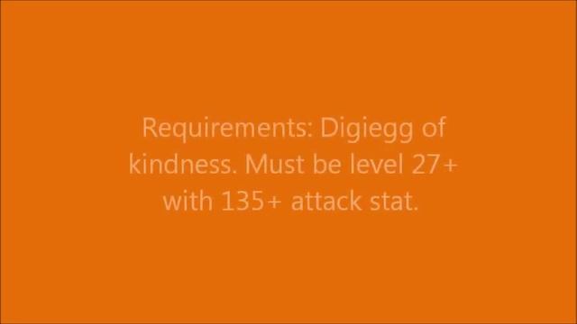 Digimon world Dusk/Dawn All armor digimon (requirements) смотреть онлайн