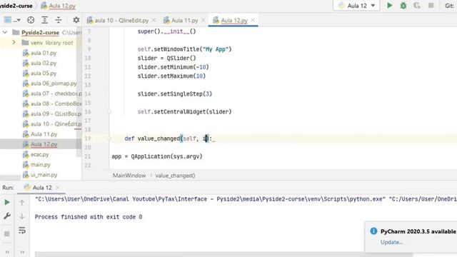 12 - PySide2 - Como utilizar o QSlider смотреть онлайн