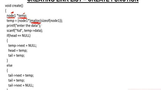 Singly Linked List(Menu and Create Function) смотреть онлайн