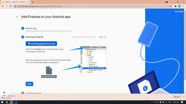 How to connect Firebase into Flutter App || Firebase Setup || Easy Way смотреть онлайн