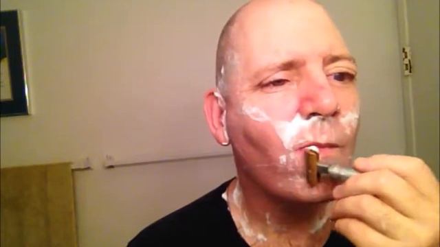 Shaving with the Schick type A repeating razor.... смотреть онлайн