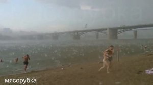 Cамый крупный град в мире снятый на камеру