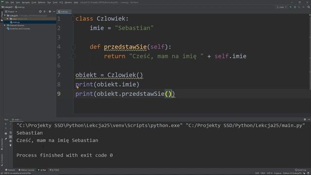 25. Kurs Python 3 - Klasy i Obiekty (OOP) смотреть онлайн