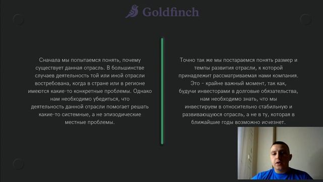 GoldFinch | Полное руководство по анализу, отбору и оценке компании на кредитование
