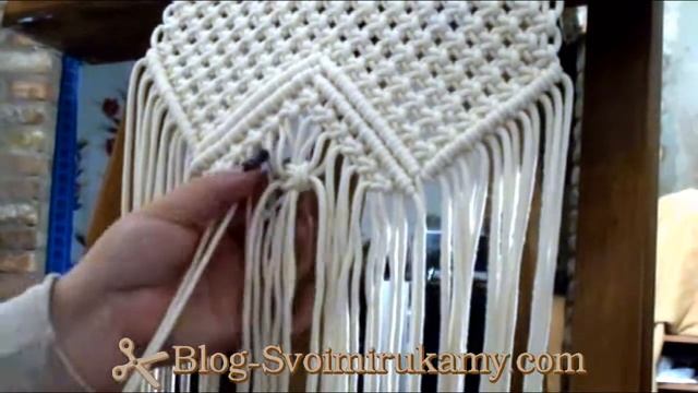 Сумка в технике макраме своими руками смотреть онлайн