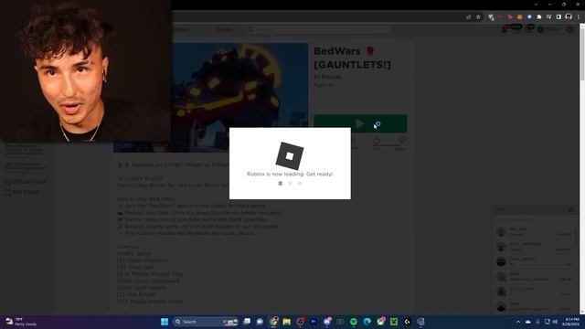 I Hacked Her Account WHILE SHE WAS STREAMING...(Roblox BedWars) смотреть онлайн