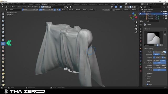 CLOTH EFFECT & PLASTIC MATERIAL IN BLENDER смотреть онлайн
