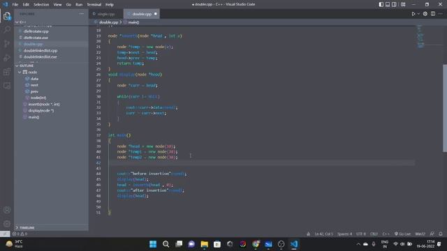 Insert A Node in the Doubly Linked List смотреть онлайн