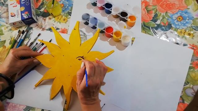 Солнышко из фанеры смотреть онлайн