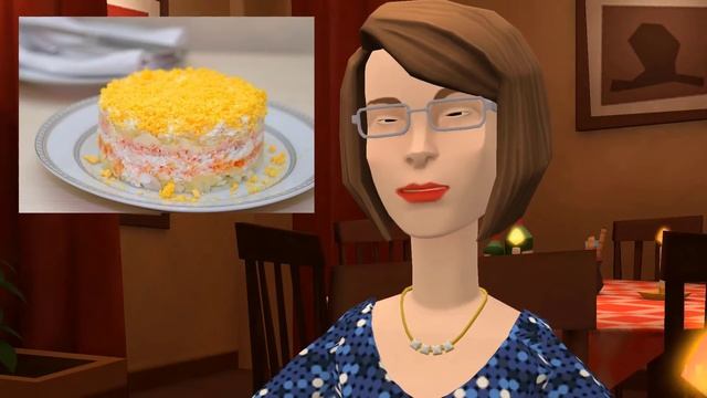 Как приготовить многослойный салат «Нежность» | Диетические салаты для похудения смотреть онлайн