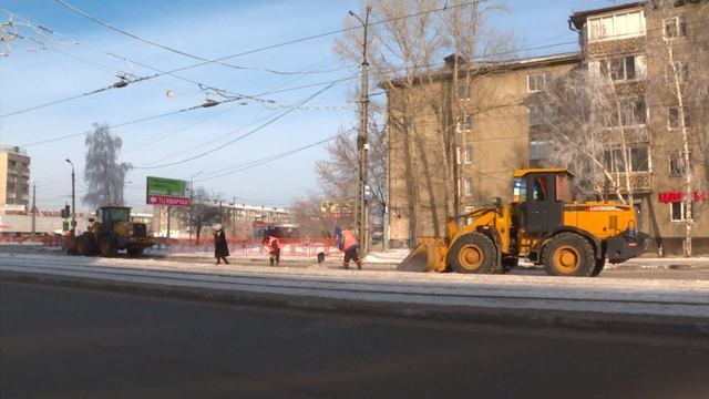 Уборка дорог. Почему в Ангарске используют реагенты? смотреть онлайн