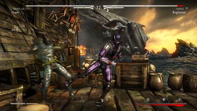 Mortal Kombat X: CRAZY COMBACK WITH SMOKE! - Mortal Kombat XL "Smoke" Gameplay смотреть онлайн