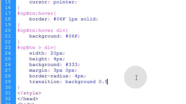 Control Panel Flyout Menu Windows JavaScript CSS Animations смотреть онлайн