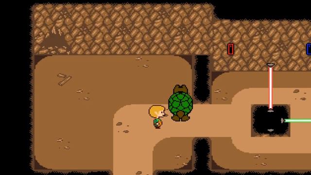 Undertale Green(Пацифист)#1 Chapter 1 Старые Шахты:Приключения с маленькой Андайн!