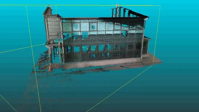 Сканирование фасада сканером Stonex X300 смотреть онлайн