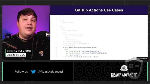Automating All the Code & Testing Things with GitHub Actions - Colby Fayock, React Advanced 2021 смотреть онлайн