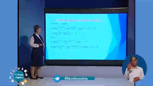 11 klass Algebra Tuwindi ham limitke baylanisli maseleler sheshiw смотреть онлайн