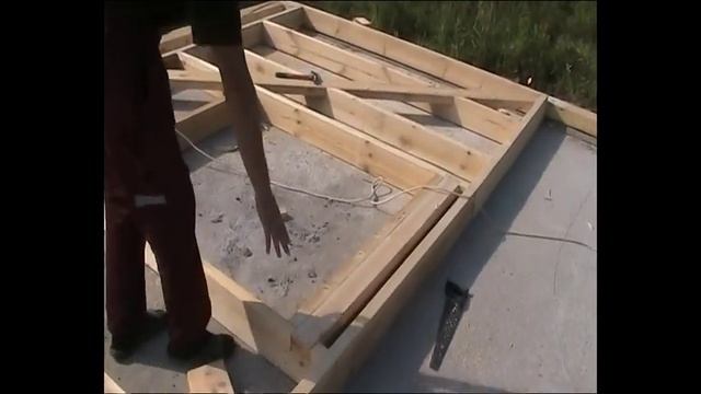 Строительство каркасников. Часть 1-я. Разметка стен. Сборка каркасных стен. смотреть онлайн