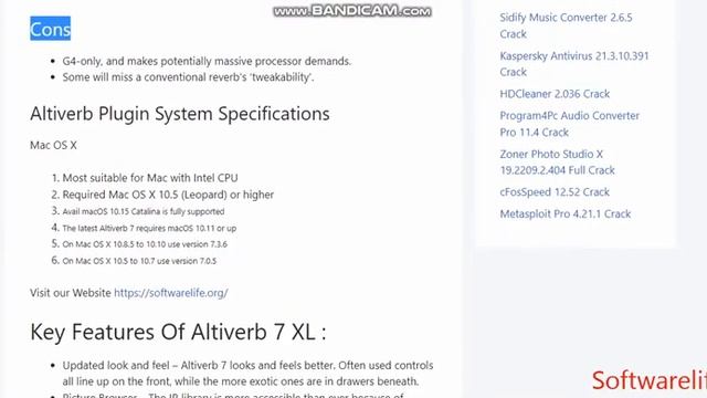 Altiverb Plugin 7 XL 7.4 2023 MAC WIN With Keygen смотреть онлайн