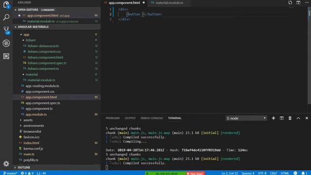 4-Angular Material buttons and icons смотреть онлайн
