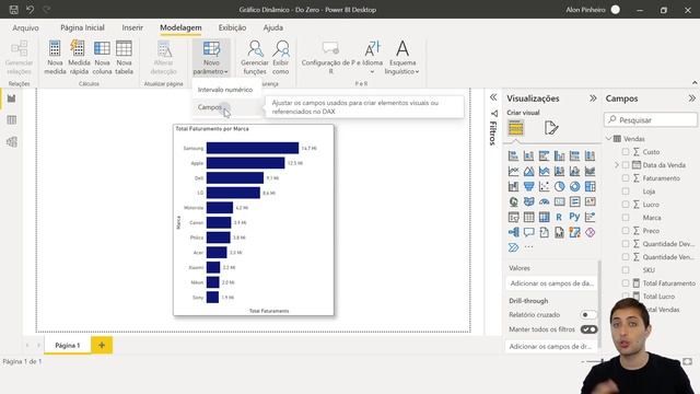Gráficos Dinâmicos com um Clique - Novidade no Power BI смотреть онлайн