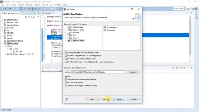 Convert java application to jar file in eclipse смотреть онлайн