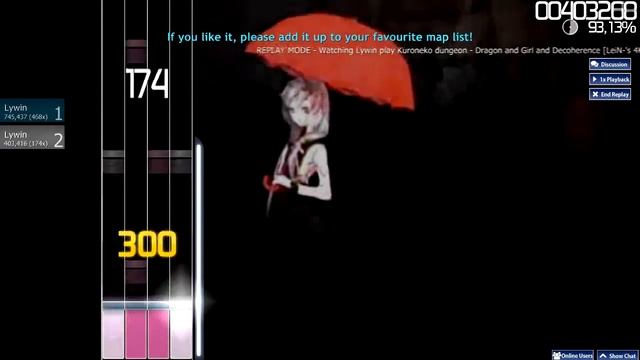 [OsuMania] Kuroneko Dungeon ~ Dragon and Girl and Decoherence смотреть онлайн