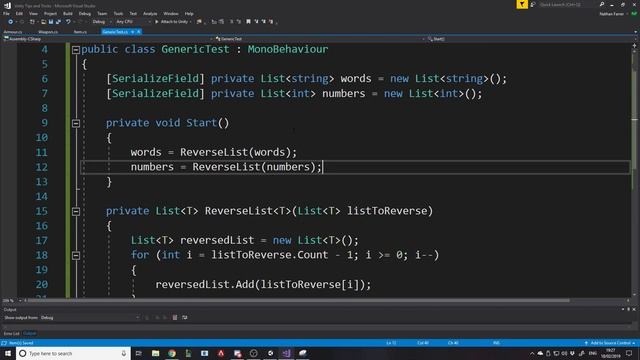 How and Why to use the Generic Type T in your C# Unity Game смотреть онлайн