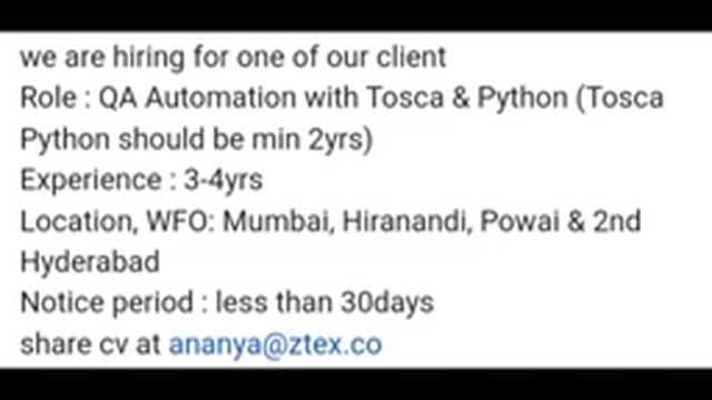 23 September 2022 Jobs #workfromhomejobs #jobs #itsector #java #qajobs#developer #testing смотреть онлайн