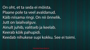 Тема Диалога: Вечерние разговоры |Эстонский Язык | Eesti Keel - Õhtused jutud |