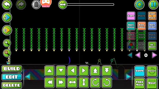Создаю уровень в Geometry dash! смотреть онлайн