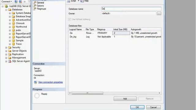 03-How to create a database in Microsoft SQL Server instance смотреть онлайн