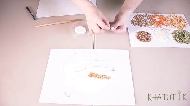 Мастер-класс "Аппликация из круп". Ведущая: Мариам Хоршикян смотреть онлайн