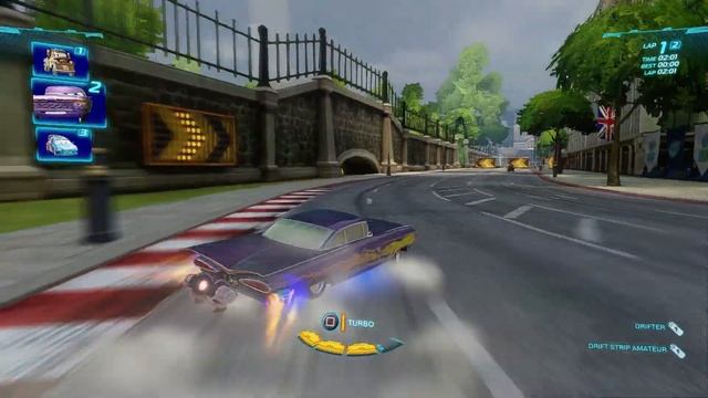 Cars 2 The Video Game | Ramone - Battle Race (Satellite Quake) | Hyde Tour 2 Laps смотреть онлайн