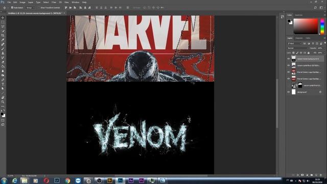 Como criar um cartaz no Photoshop - Venom | Studio Online смотреть онлайн