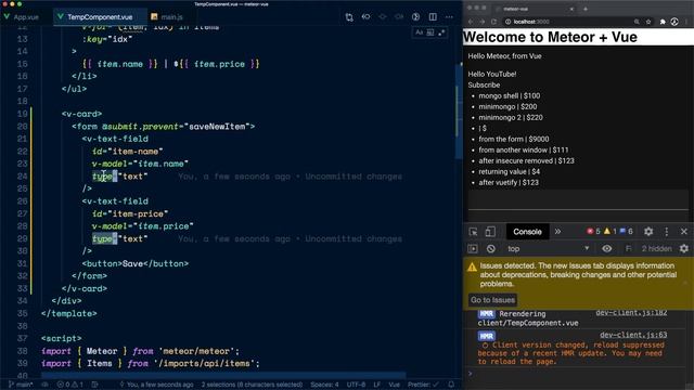 19: [Meteor + Vue] Vuetify Form смотреть онлайн