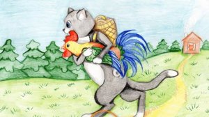 Сказка КОТ , ЛИСА И ПЕТУХ