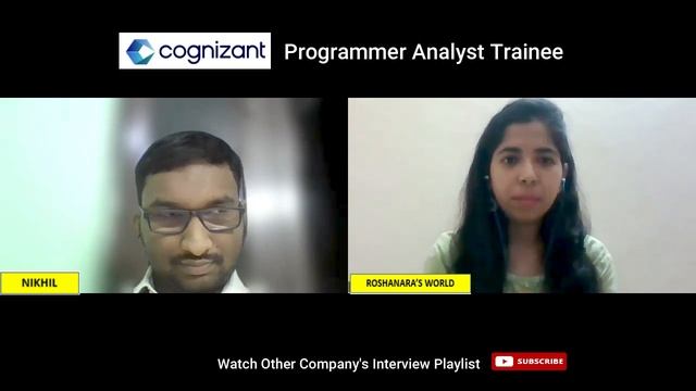 Cognizant Interview Experience - Programmer Analyst Trainee | About Training Period смотреть онлайн