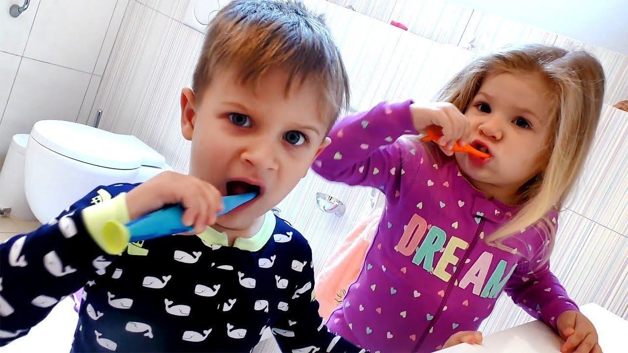Kids Morning routine Get ready with Roma and Diana Videos for children смотреть онлайн