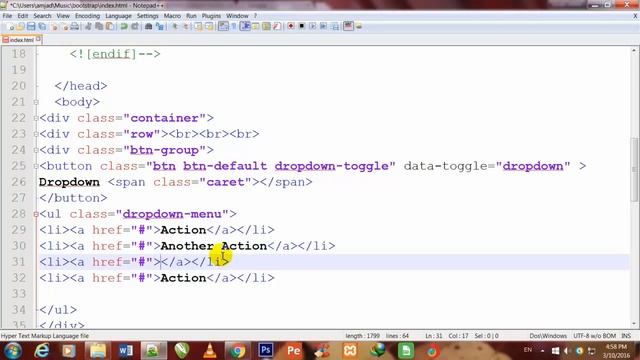 bootstrap-16-dropdown button in bootstrap part-1 смотреть онлайн