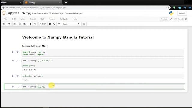 Numpy Bangla #2 || Numpy array creation Part 1 || HSTU Cse TechBangla смотреть онлайн