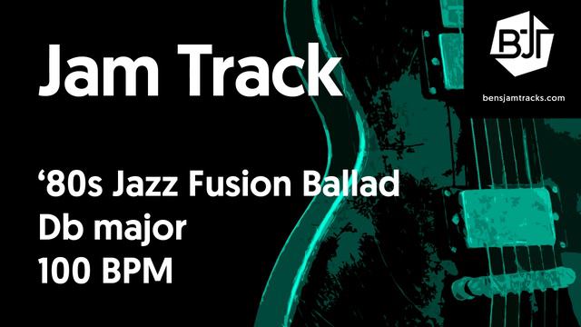 80s Jazz Fusion Ballad in Db major - BJT #37 смотреть онлайн